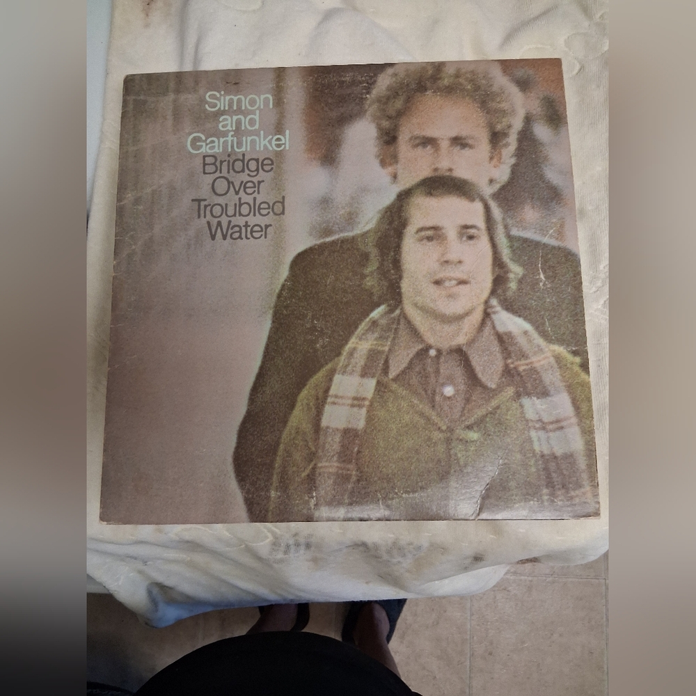Simon and Garfunkel Vinyl Record LP BRIDGE OVER TROUBLED WATER